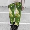 thumbnail image 2 of Christmas Leggings for Women Xmas Printed High Waist Slim Fit Stretch Gym Jegging Tights Holiday Outfits (XL, Multicolor#AD), 2 of 3