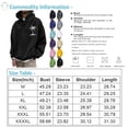 thumbnail image 2 of Men's Hooded Print Pattern Fashion Loose Men's And Women's Long Sleeve Hooded Sweatshirt 3XL, 2 of 4