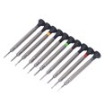 thumbnail image 2 of Watch Repair Screwdriver Set, 10Pcs Quick Selection Tempered Better Grip Watch Repair Manual Screwdriver Set  For Industrial Use, 2 of 8