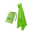 thumbnail image 3 of Poncho de lluvia con capucha Chaqueta de lluvia Impermeable Impermeable para exteriores Montar Deportes Verde, 3 of 9