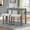 taupe, variant on Adjustable Height Bar Table and 2 Swivel Bar Stools Set, Black Square Top with Metal Base, Space Saving Dining Set for Small Kitchen