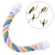 thumbnail image 5 of Cuerdas para pájaros Yinane soporte para percha Cuerda de escalada para loro 9,6 pulgadas multicolor 2 piezas, 5 of 7