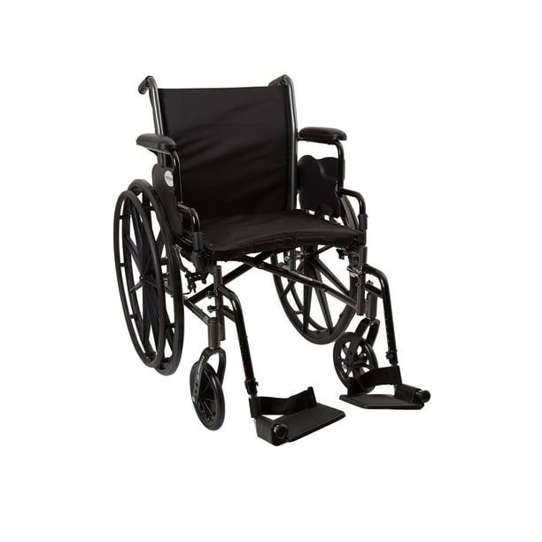 McKesson Wheelchair with SwingAway Footrests, Lightweight 18 in Seat