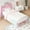 Pink, variant on Yoneston 12" Twin Metal Bed Frame with 2-Tire Storage Headboard for Girls, Heavy Duty Platform Bed Frame Bedroom Furniture, Pink