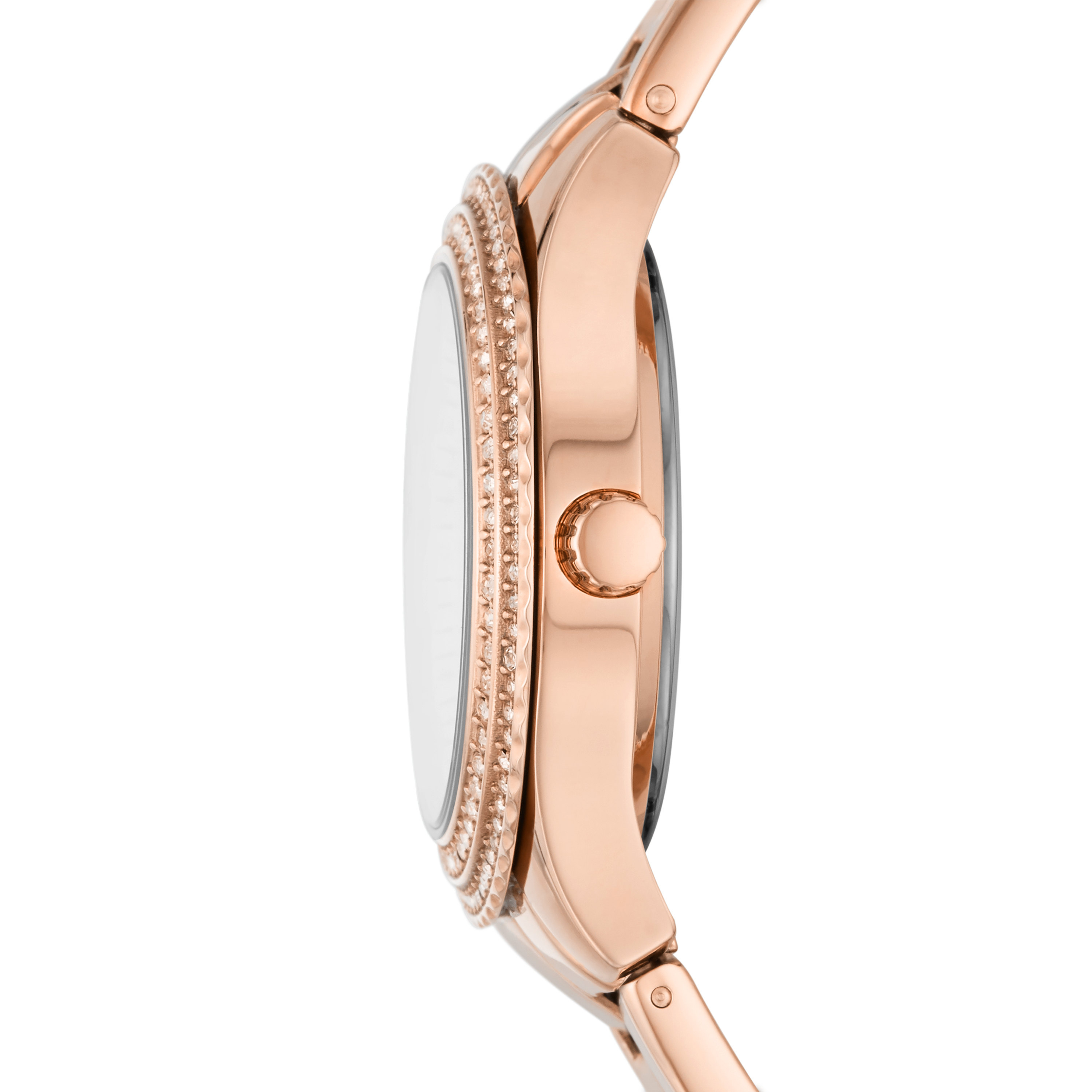 Fossil Stella Collection Women\'s Courier Rose Gold S/Steel Watch Fossil Women main image 3