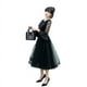 thumbnail image 5 of El vestido de noche se puede usar en ocasiones normales, elegante vestido pequeño de encaje de longitud media que adelgaza., 5 of 6