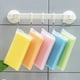thumbnail image 3 of Xiao Hua piezas de hogar con bolsa de malla, paño de esponja, cepillo de limpieza de cocina, cepillo de limpieza de ollas, bloque de esponja para lavar platos gris * 3 + blanco * 2, estropajo, 3 of 5