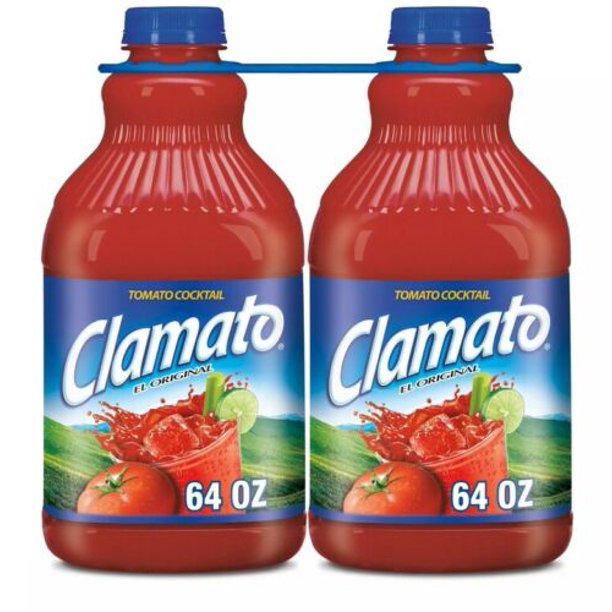 Clamato Tomato Cocktail (64 fl. oz., 2 pk.) Perfect for Bloody Mary