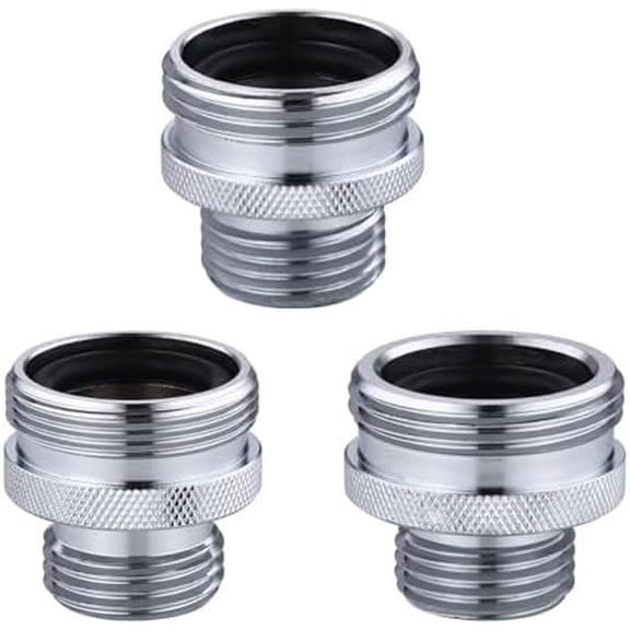 Theball-end shower arm adapter converts the old shower head to a 1/2-inch standard shower head thread. Three models are provided, but they are not universal.$$Tools & Hardware Other