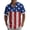 D Stars And Stripes, variant on Mens Patriotic Button Down Shirts American Flag Lapel Short Sleeve Button Down Summer Beach Shirts for Streetwear