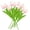 Pink, variant on Pink Faux Tulips Flowers Soft Touch Artificial Tulips for Home Wedding Floral Arrangement Mini Singles Plastic Flower Decor