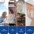 thumbnail image 4 of Dextrus 24000 BTU Mini Split Air Conditioner Heat Pump System, WiFi Enabled 21 SEER2 208-230V Ductless AC Cool Up to 1500 Sq. Ft, Compatible with Alexa, 4 of 9