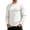 a01White, variant on LODIENY Mens Crew Neck Jacquard Textured Sweater Knit Casual Plaid Patterned Tops Long Sleeve Classic Fit Stretch Sweaters Gray S