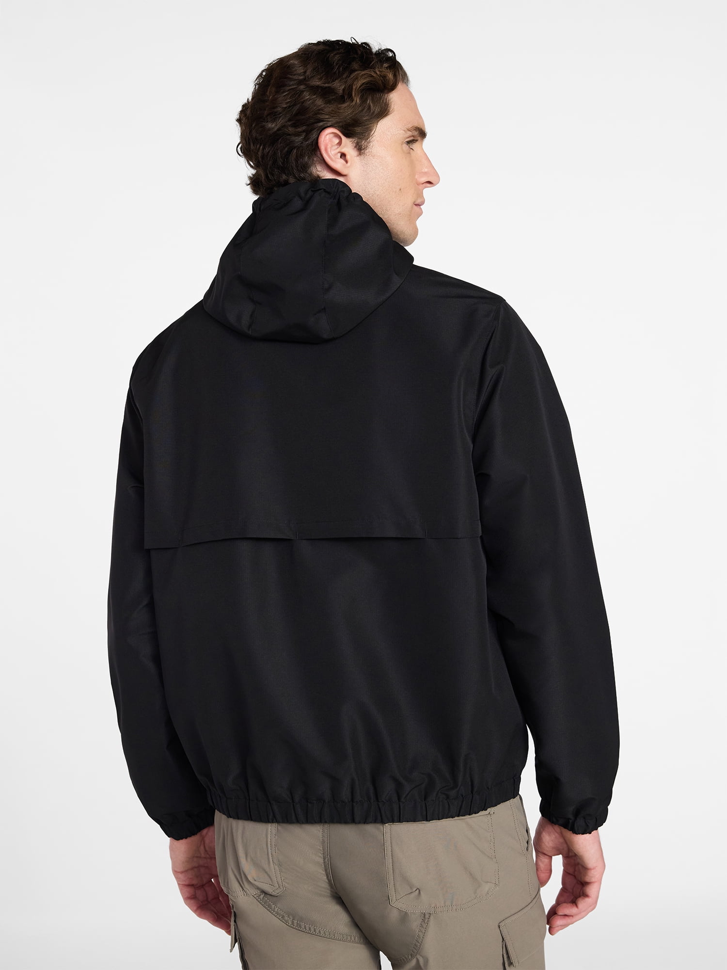 Ozark Trail Men's Windbreaker Jacket with Hood, Sizes S-3XL
