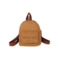 thumbnail image 1 of Mochila Pana para Mujer Libros Informal Retro para Estudiantes para Viajes Escolares (marrón), 1 of 9
