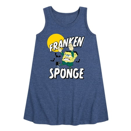 

SpongeBob SquarePants - Franken Sponge - Toddler and Youth Girls A-line Dress