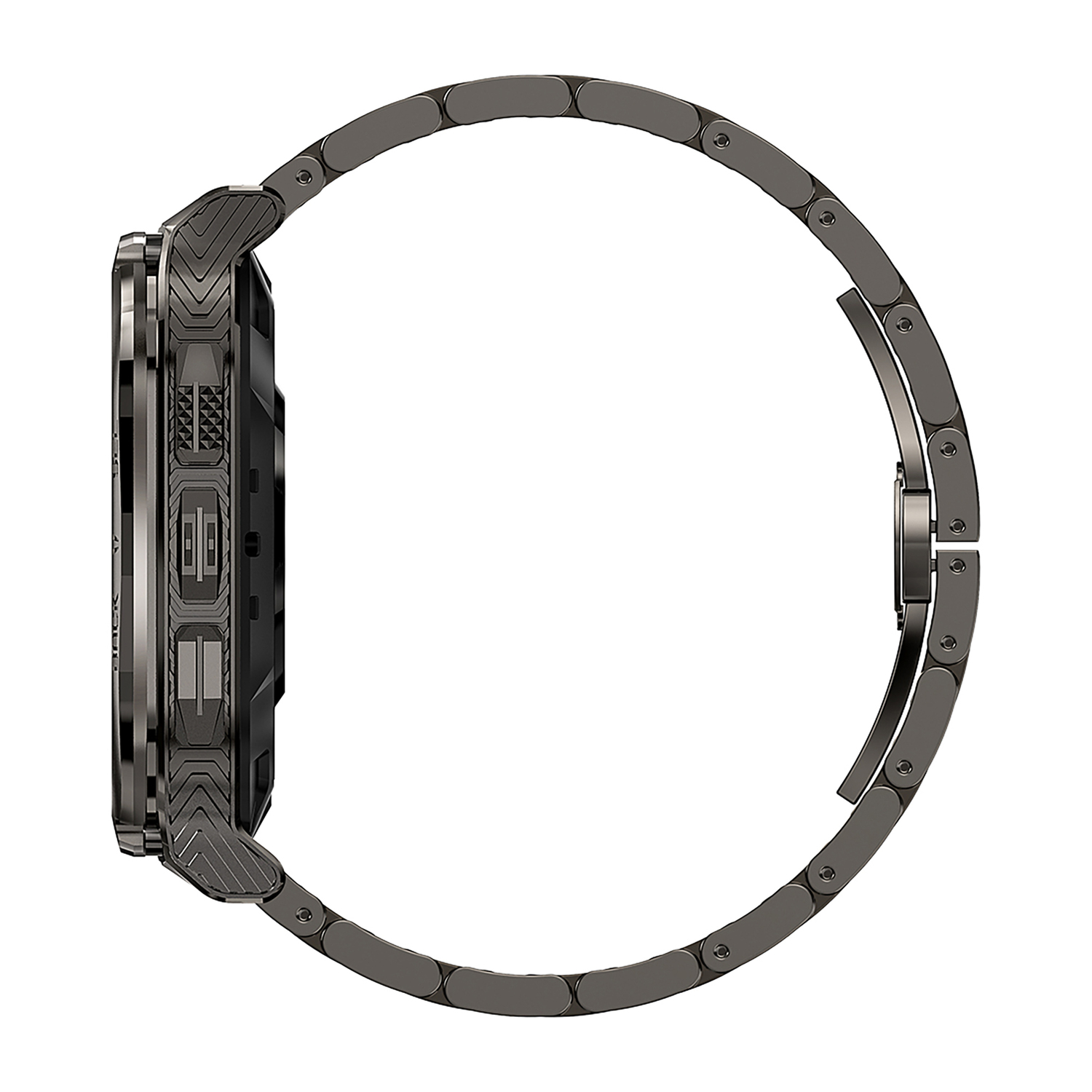 KOSPET TANK M3 Special Edition 1.96-In.-AMOLED Smartwatch with Stainless Steel Band (Black), P-MS003-B