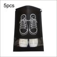 thumbnail image 3 of Bolsa de almacenamiento de zapatos de 5 piezas, organizador de armario, bolsa de viaje portátil no tejida, bolsa impermeable de bolsillo para colgar ropa clasificada, 3 of 5