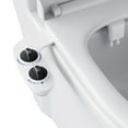 thumbnail image 1 of Ultra-Slim Bidet Attachment Non-Electric Water Bidet Toilet Seat Attachment with Pressure Controls,Retractable Self-Cleaning Dual Nozzles for Frontal & Rear Wash, 1 of 6