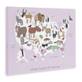 thumbnail image 2 of Stupell Industries Contemporary Pink United States Map of Wild Animals Canvas Art, 30 x 24, by Carla Daly, 2 of 7