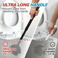 thumbnail image 6 of Propuri 2 in 1 Toilet Brush and Plunger Set, Extended Handle Plunger,Toilet Bowl Brush Plunger Set,Clean Gloves,Cleaning Tools,Cleaning Brush,Cleaning Supplies,Toilet Brush Plunger Combo,Black, 6 of 6
