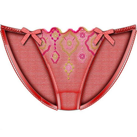 Jewel Of The Nile Skinny Side Bikini Small Red