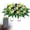 E, variant on Headstone Flower Saddle,Large Artificial Cemetery Flowers for Grave,Cemetery Memorial Flowers for Outdoor Tombstone Decorations