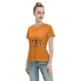 thumbnail image 4 of T-Shirt Basique à Manches Courtes pour Femmes une Pièce, 4 of 6
