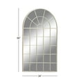 thumbnail image 3 of CosmoLiving by Cosmopolitan 34" x 56" White Window Pane Wall Mirror, 3 of 11
