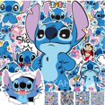 thumbnail image 2 of 50/100PCS Disney Cartoon Cute Lilo Stitch Stickers for Kids DIY Skateboard Laptop Luggage Waterproof Kawaii Sticker Decals Toys Gao Jinjia LED, 2 of 2