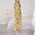 thumbnail image 3 of Sikiie Classical Cute Sunflower Women's Long-Sleeve Shirt and Full-Length Bottom Pajama Set (s-xxl)-XX-Large, 3 of 7