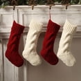 thumbnail image 2 of AZXY Knitted Christmas Stockings Decorations,Christmas Stocking Gifts Bags,Hanging Christmas Decorations, 2 of 2