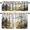 Style-1, variant on Forest Kitchen Valance Curtain, Watercolor Style Nature Woodland Green Forest Mountain Plant Pattern Window Treatment Rod Pocket Drapes for Bedroom Office Living Room Cafe Decor 54x18inch