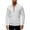 White, variant on CharmCyan Men Full Zip Casual Knit Jacket with Stand Collar Long Sleeve Lightweight Outerwear for Everyday Comfort Black L