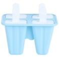 thumbnail image 1 of Molde para helado Reutilizable 4 moldes 6 moldes azul Ticfox, 1 of 10