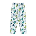 thumbnail image 5 of Xecao Cartoon Sea Creatures Women's Straight Lounge Pajama Pants: The Epitome of Relaxed Sleepwear, 5 of 9