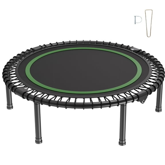 KFFKFF Compact Bouncing Trampoline, 40-Inch Fitness Bouncer, Supports up to 330 lbs, Exercise Trampoline, Reliable & Noiseless, Ideal for Indoor or Garden Workouts for Adults