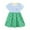 Blue, variant on JUoaLXG Baby Girls Casual Dresses Summer Striped Cartoon Appliques Cottn Dress Daily-Wear,Blue,1-2 Years