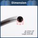 thumbnail image 4 of Manguera de combustible de gasolina Unique Bargains 6.56ftx1/9"(2.5mm)/1/5"(5mm) PVC Negro, 4 of 6