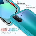 thumbnail image 4 of Case for Samsung Galaxy A54 5G for Women Men, Shockproof Samsung A54 5G Case Clear Phone Case Support Wireless Charging Protective Cases (Light Blue), 4 of 14
