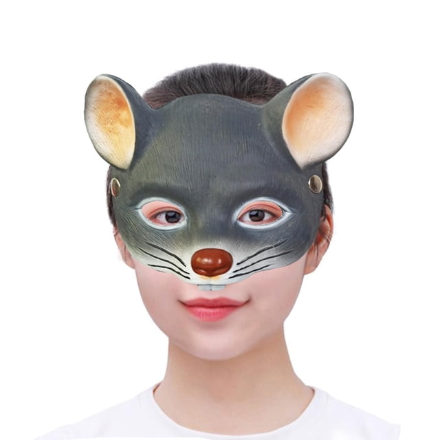 Máscara de media cara 3D Gris oscuro Salvador Cubierta de media cara