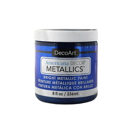 UPC: 0766218115324 | Decoart Americana Decor Metallics 8oz Dp Sapphire