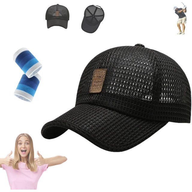 Optimumeny Gorra de béisbol informal de verano para exteriores, gorra de malla completa transpirable unisex, gorra de béisbol Optimumeny - Ajustable