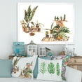 thumbnail image 3 of Designart 'Indoor House Plants Urban Jungle in Flowerpots III' Traditional Framed Art Print, 3 of 4