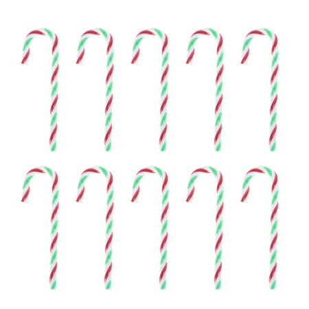 

OUNONA 50pcs Xmas Cane Hanging Decors Delicate Xmas Style Cane Scene Pendants