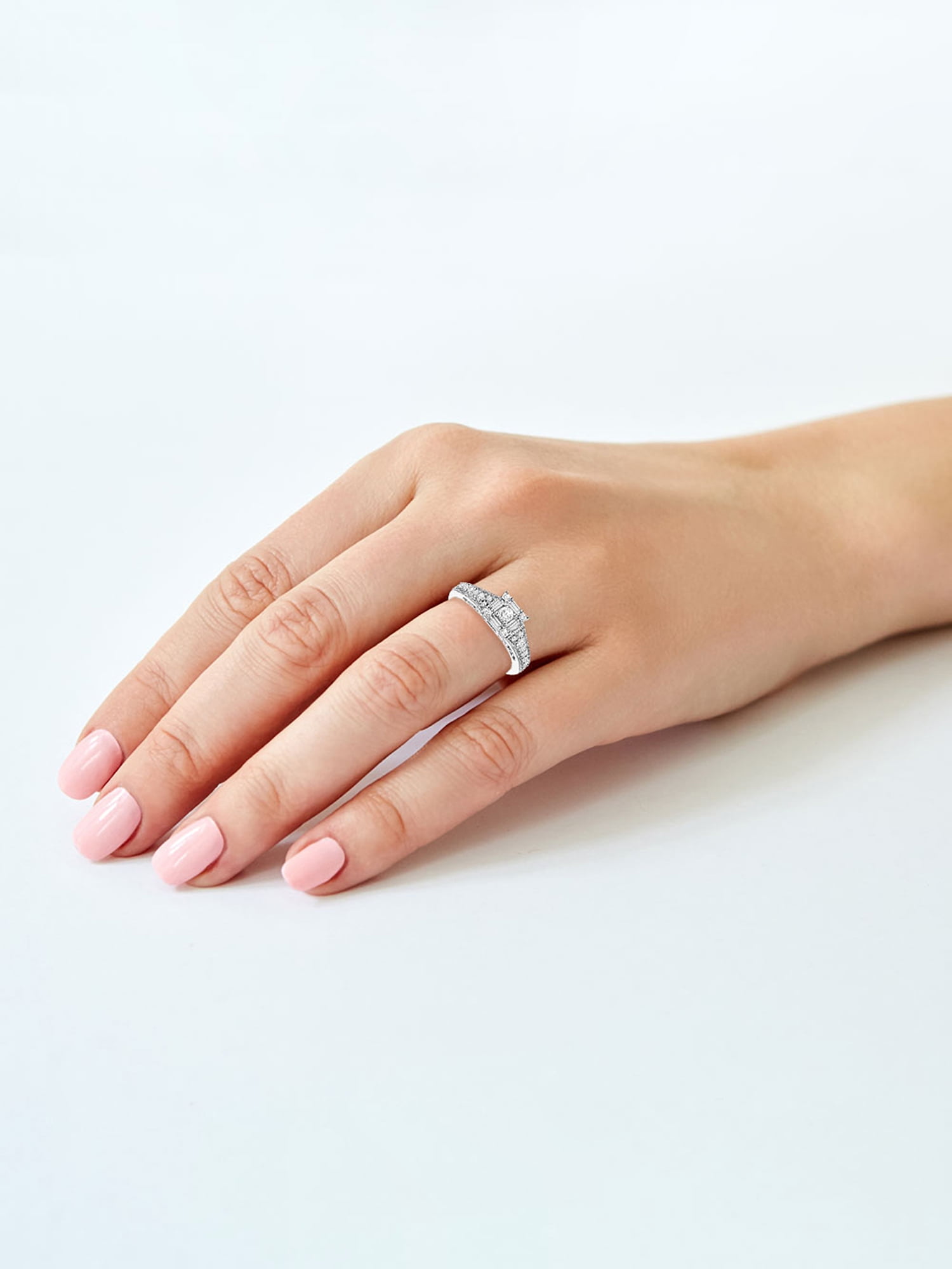 1/2 Carat T.W. Diamond 1/2 Carat T.W. Diamond
