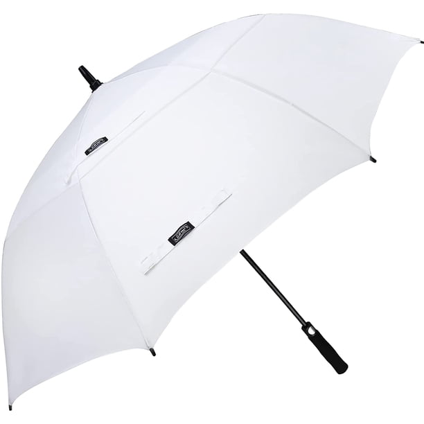 G4Free Paraguas de golf abierto automático de 47/54/62/68 pulgadas Paraguas de golf de gran tamaño extra grande con dosel doble ventilado A prueba de viento Paraguas impermeables
