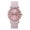 Pink, variant on Fsqjgq Minimalist Dress Watches for Men Alloy Stainless Steel Quartz Wrist Watch Digital Analog Watches Pink