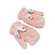 thumbnail image 4 of Guantes de invierno Fernando para mujer felpa suaves mitones gruesos y cálidos con alas pequeñas de Ángel rosa, 4 of 8