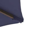 thumbnail image 6 of WestinTrends Paolo 9 Ft Patio Umbrella with Base Included, Market Table Umbrella with 20 Inch Fillable Black Round Base, Navy Blue, 6 of 7